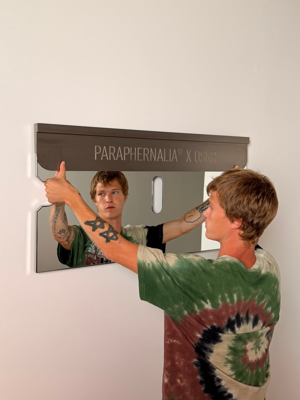 The Razor Blade Table-Mirror